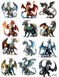 3D embossed stickers (A5 size, 15cm*20cm)