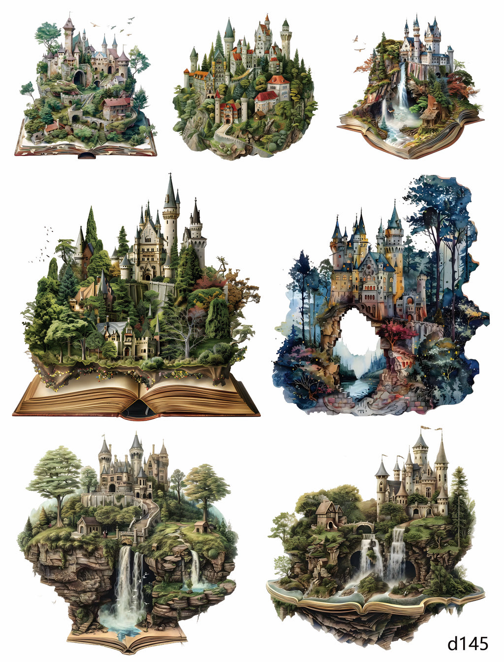 3D embossed stickers (A5 size, 15cm*20cm)