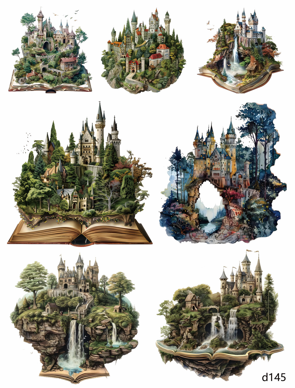 3D embossed stickers (A5 size, 15cm*20cm)