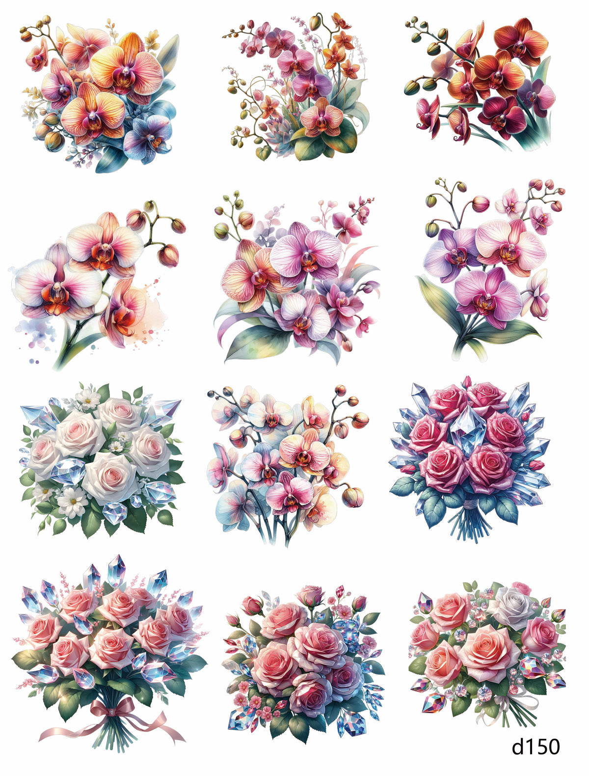 3D embossed stickers (A5 size, 15cm*20cm)