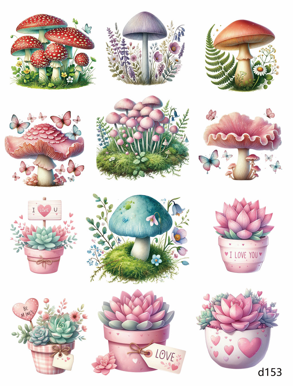 3D embossed stickers (A5 size, 15cm*20cm)