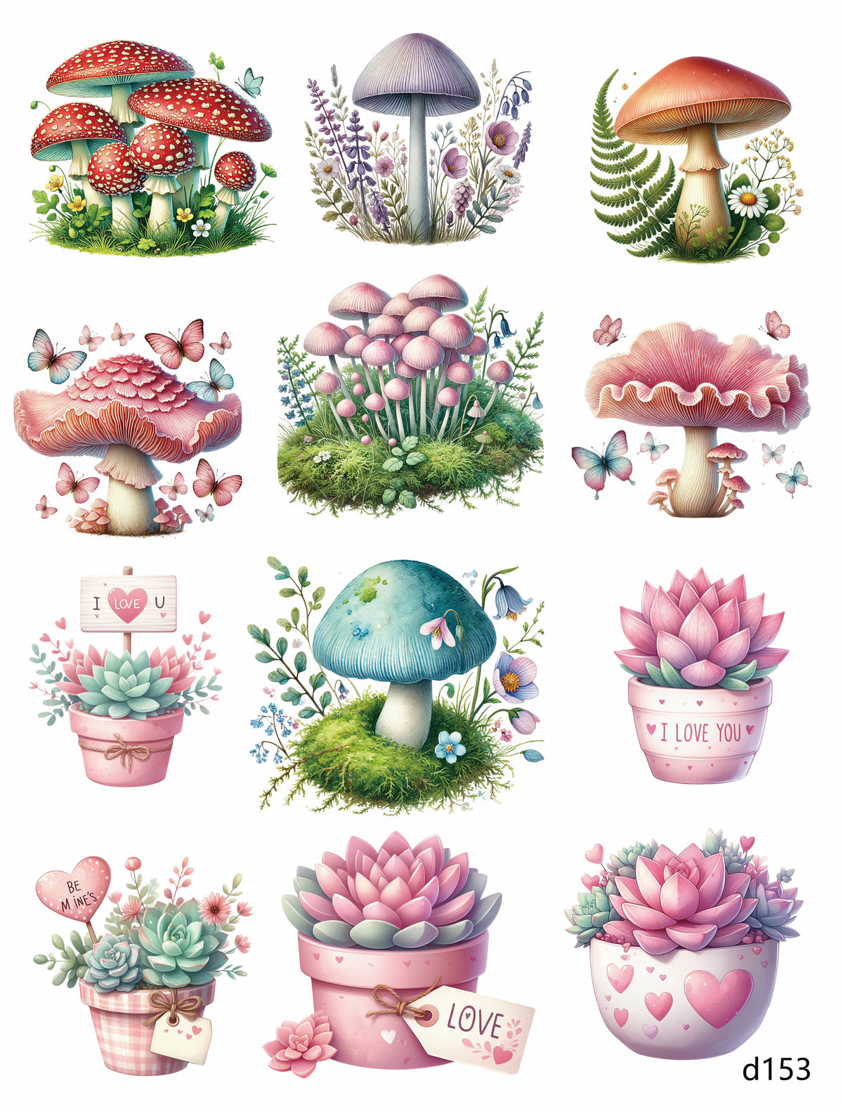 3D embossed stickers (A5 size, 15cm*20cm)