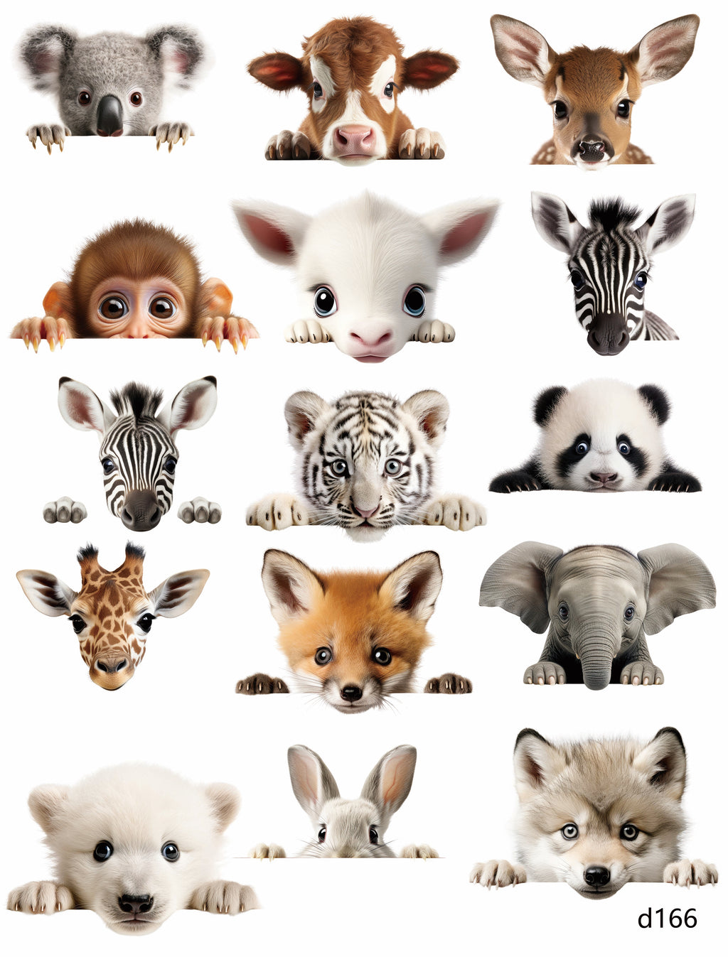 3D embossed stickers (A5 size, 15cm*20cm)