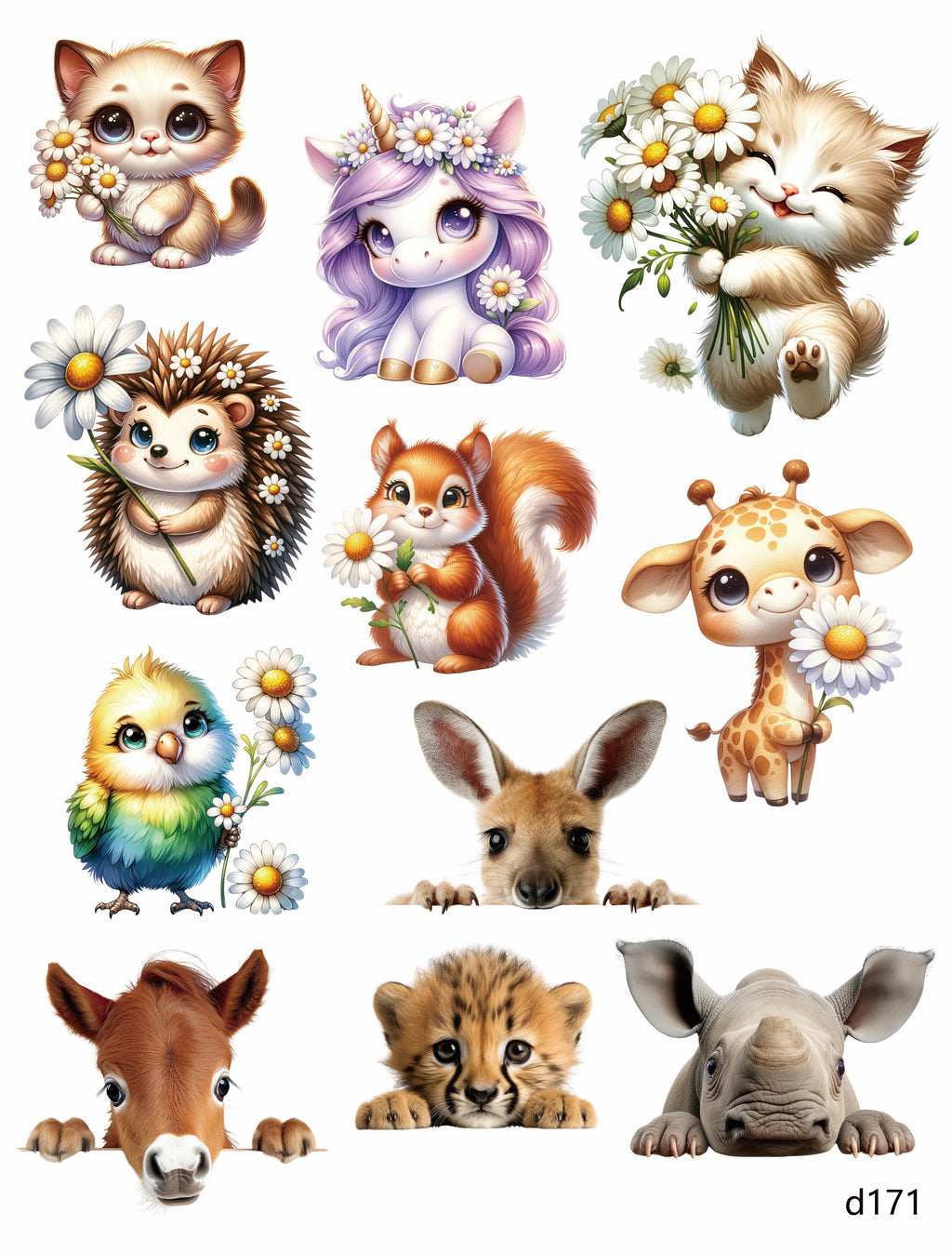 3D embossed stickers (A5 size, 15cm*20cm)