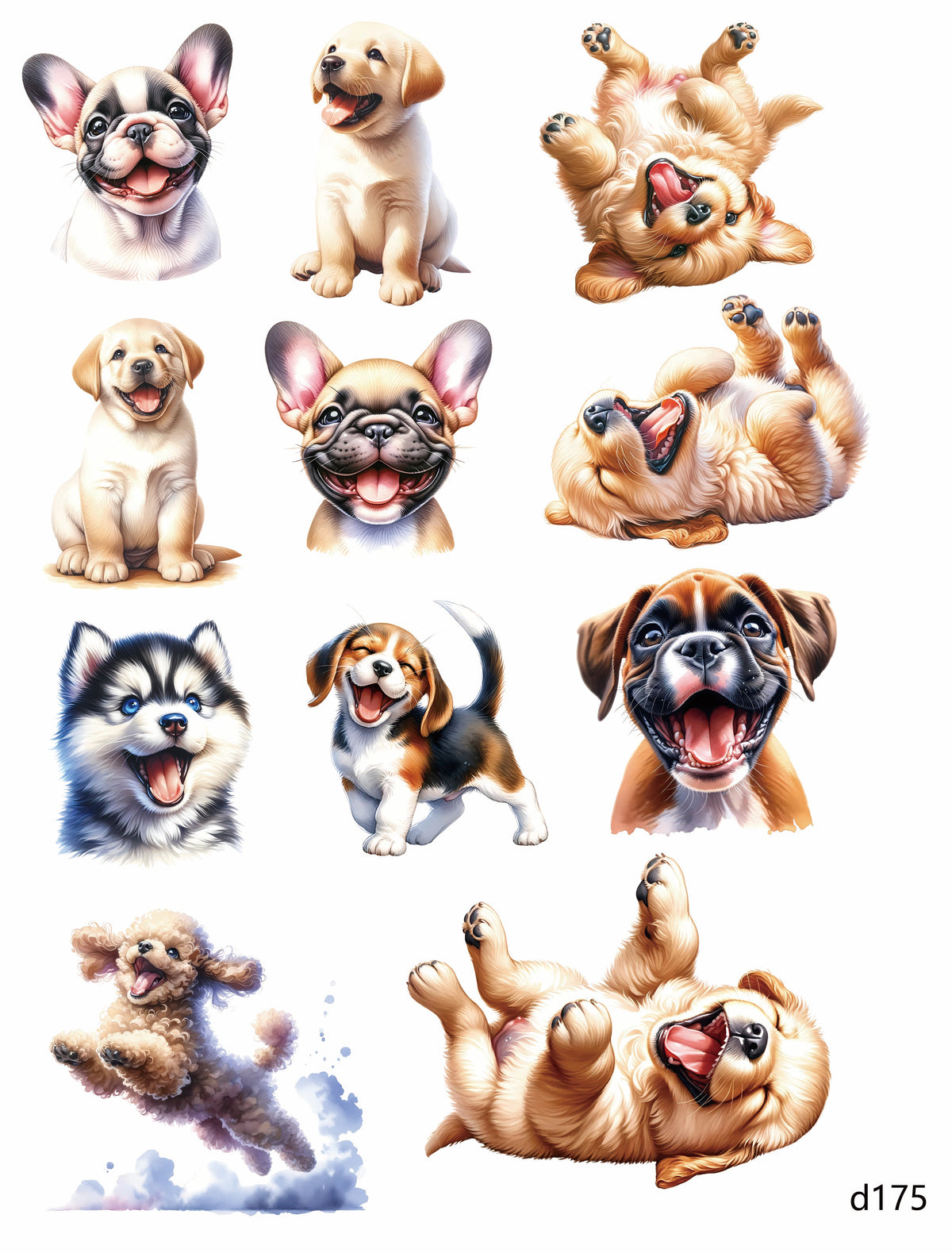 3D embossed stickers (A5 size, 15cm*20cm)