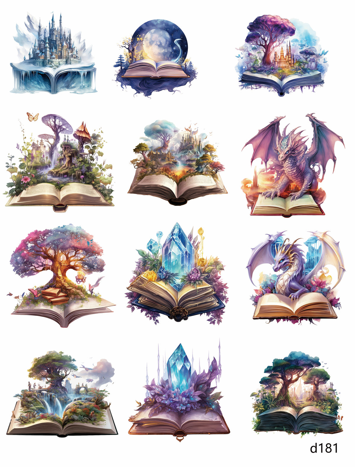 3D embossed stickers (A5 size, 15cm*20cm)