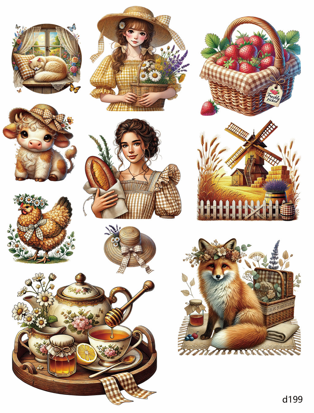 3D embossed stickers (A5 size, 15cm*20cm)