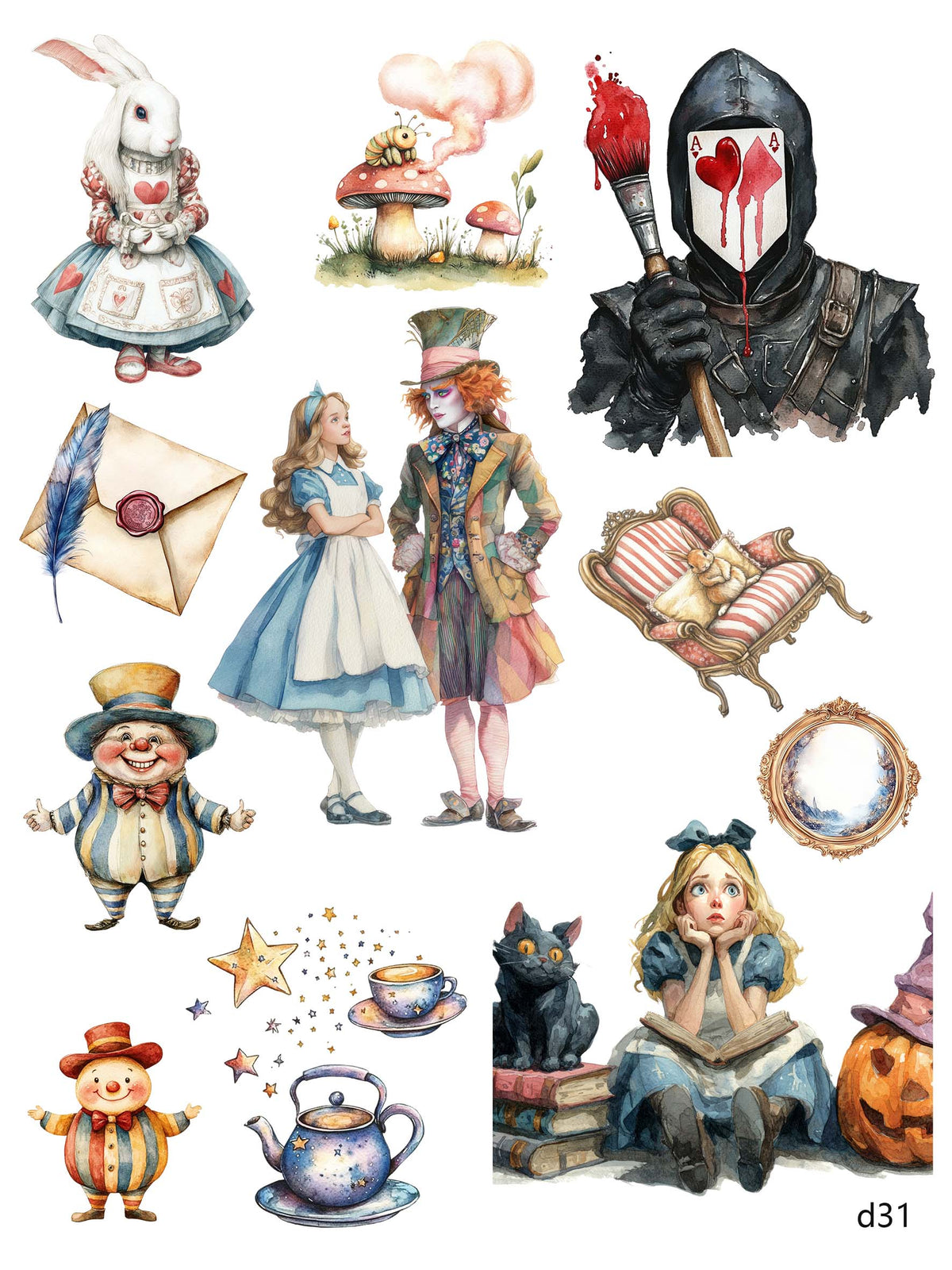 3D embossed stickers (A5 size, 15cm*20cm)