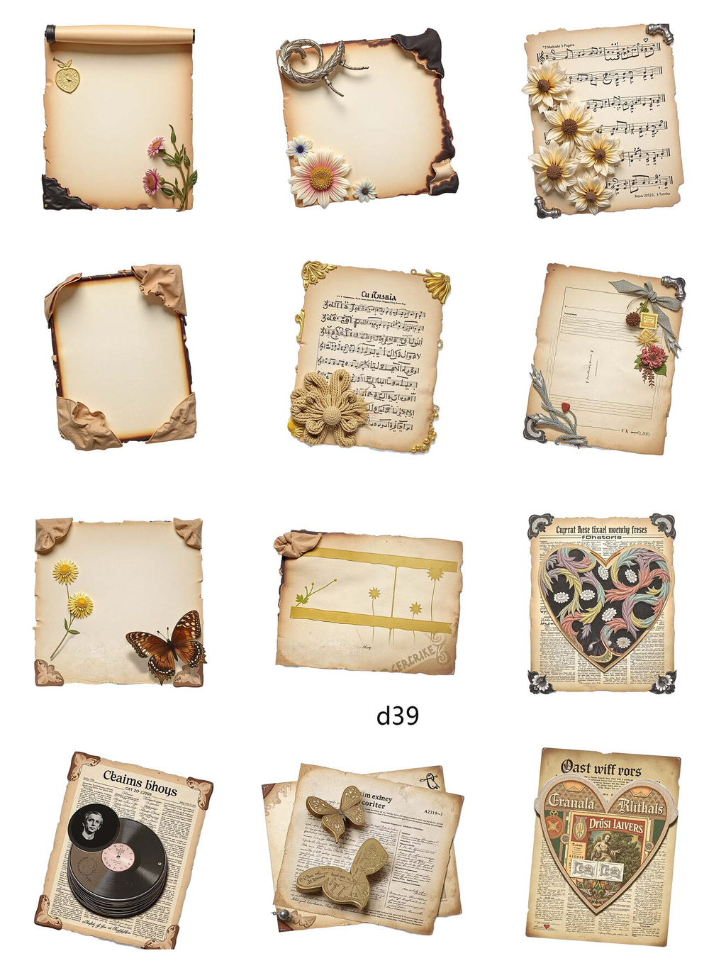 3D embossed stickers (A5 size, 15cm*20cm)