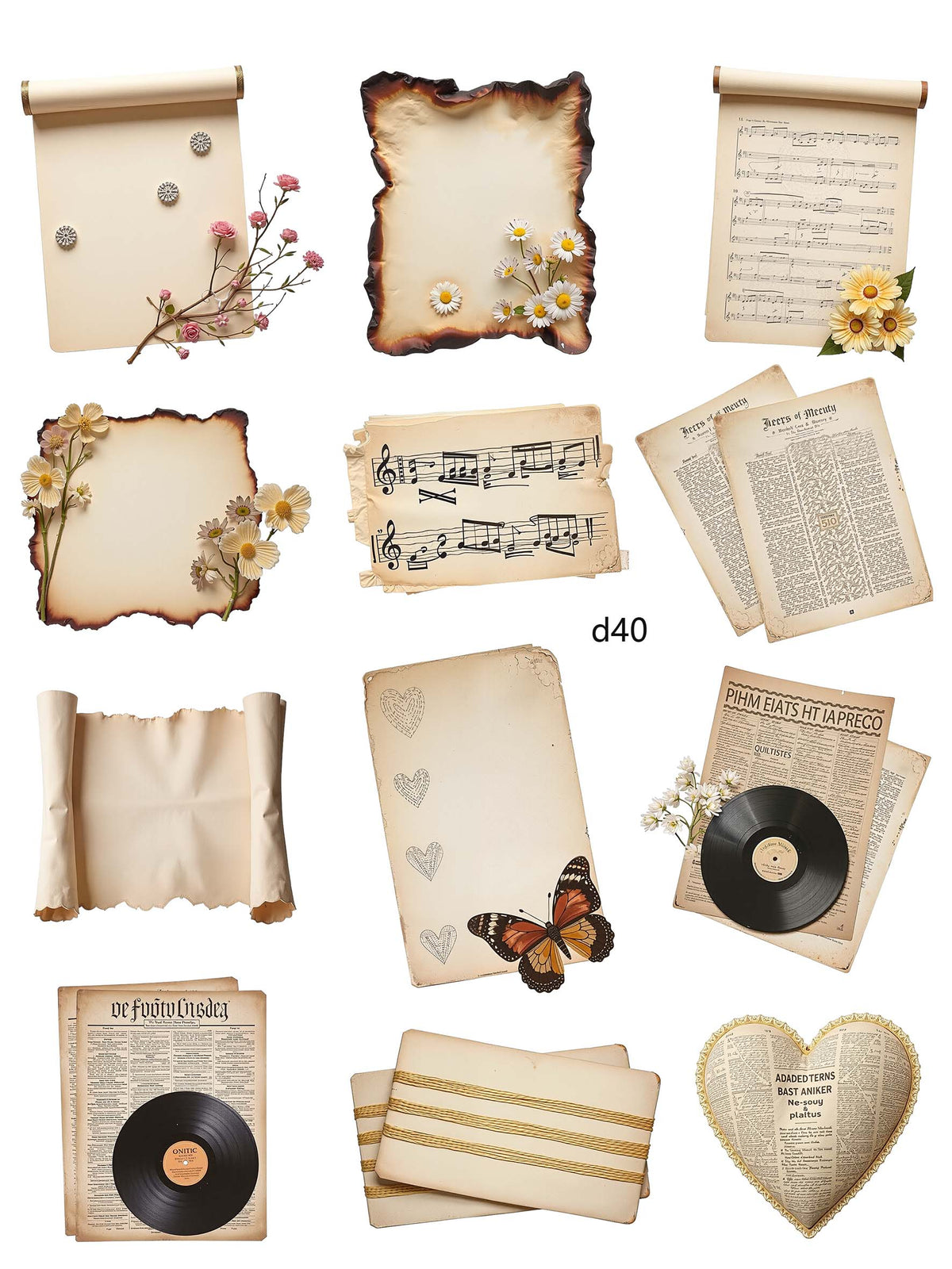3D embossed stickers (A5 size, 15cm*20cm)