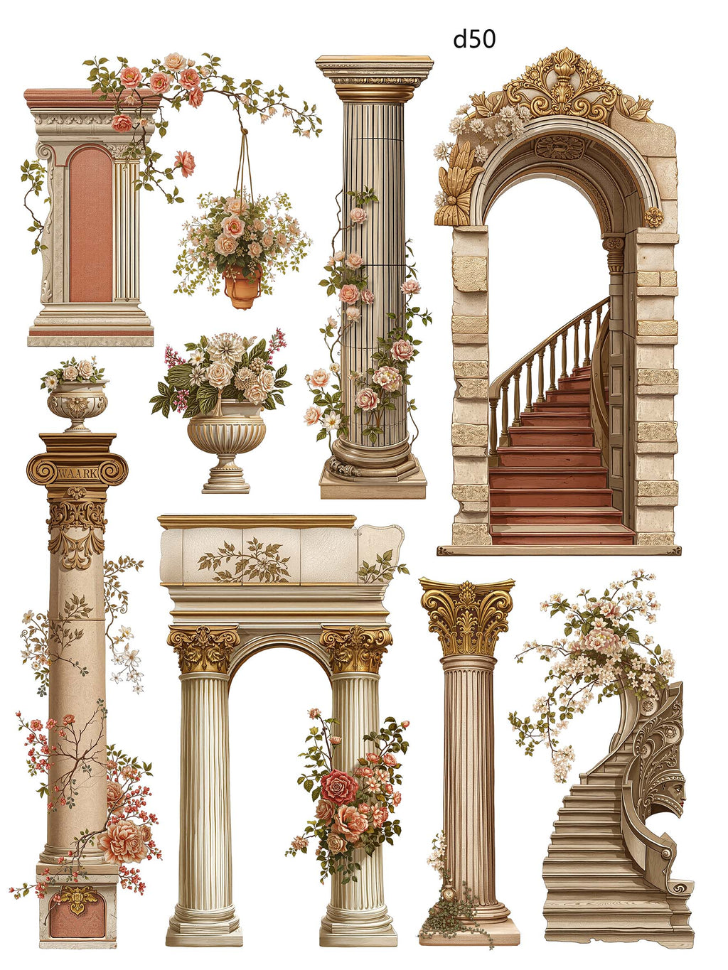 3D embossed stickers (A5 size, 15cm*20cm)