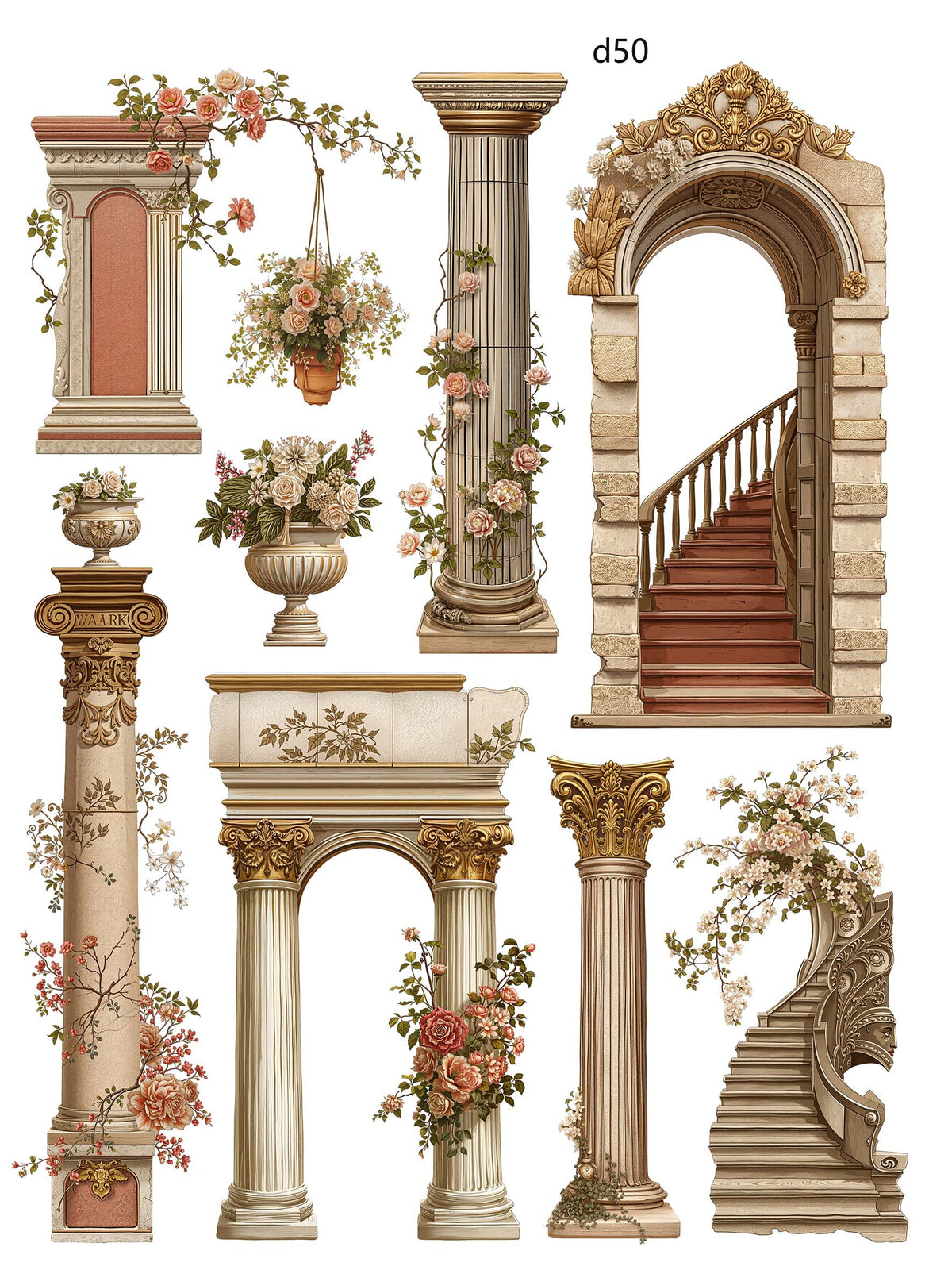 3D embossed stickers (A5 size, 15cm*20cm)