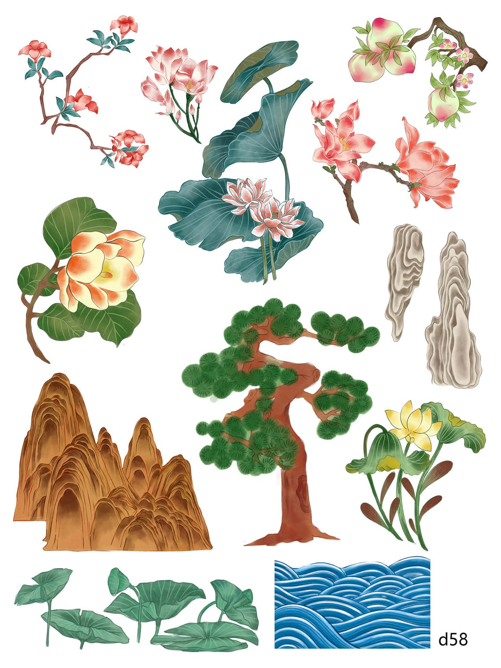 3D embossed stickers (A5 size, 15cm*20cm)