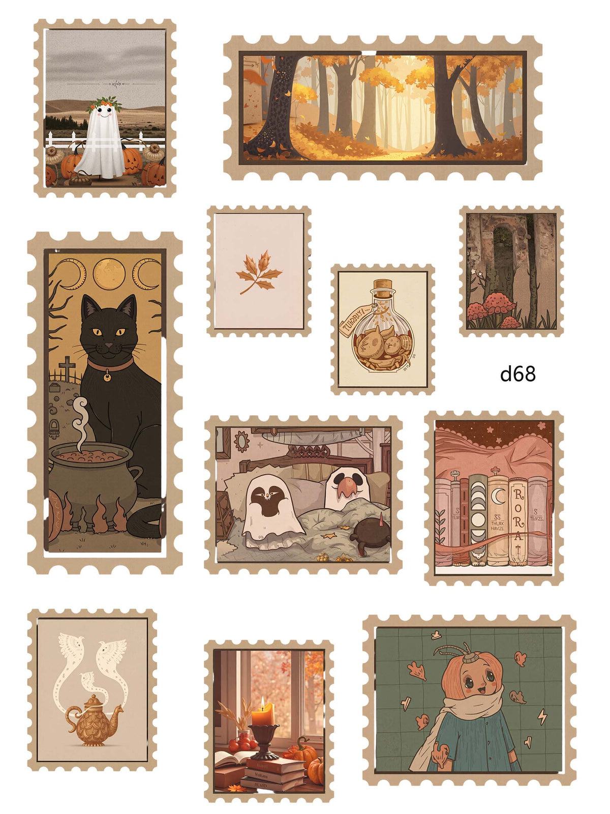 3D embossed stickers (A5 size, 15cm*20cm)
