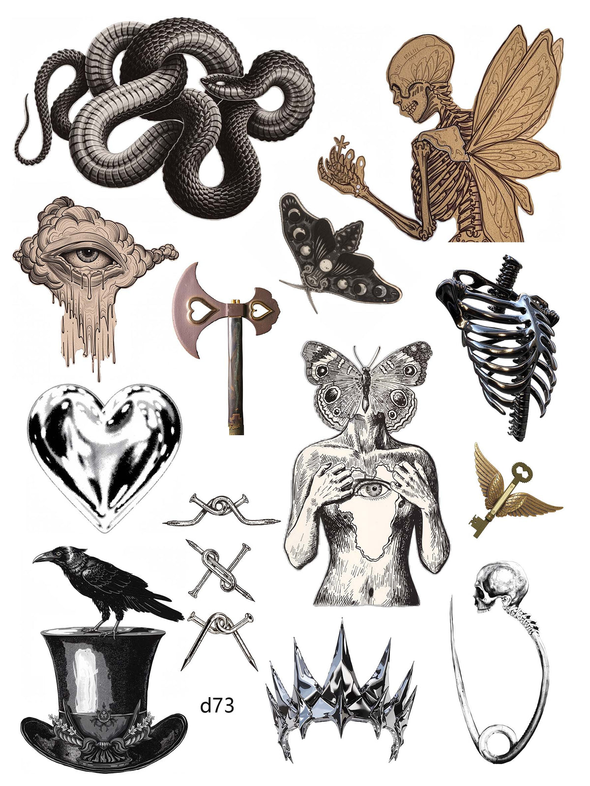 3D embossed stickers (A5 size, 15cm*20cm)