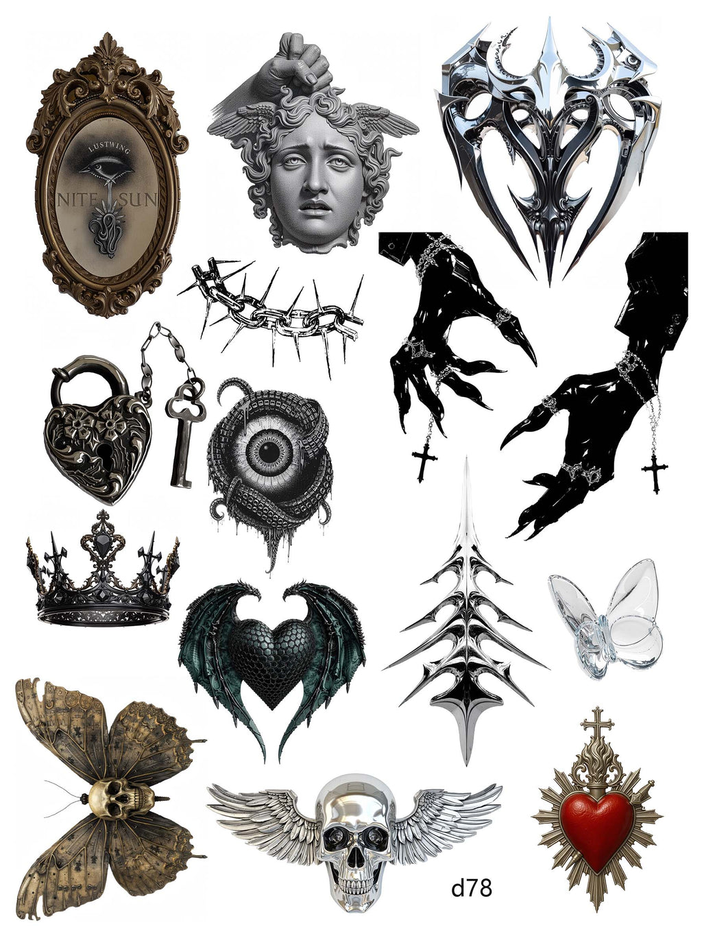 3D embossed stickers (A5 size, 15cm*20cm)