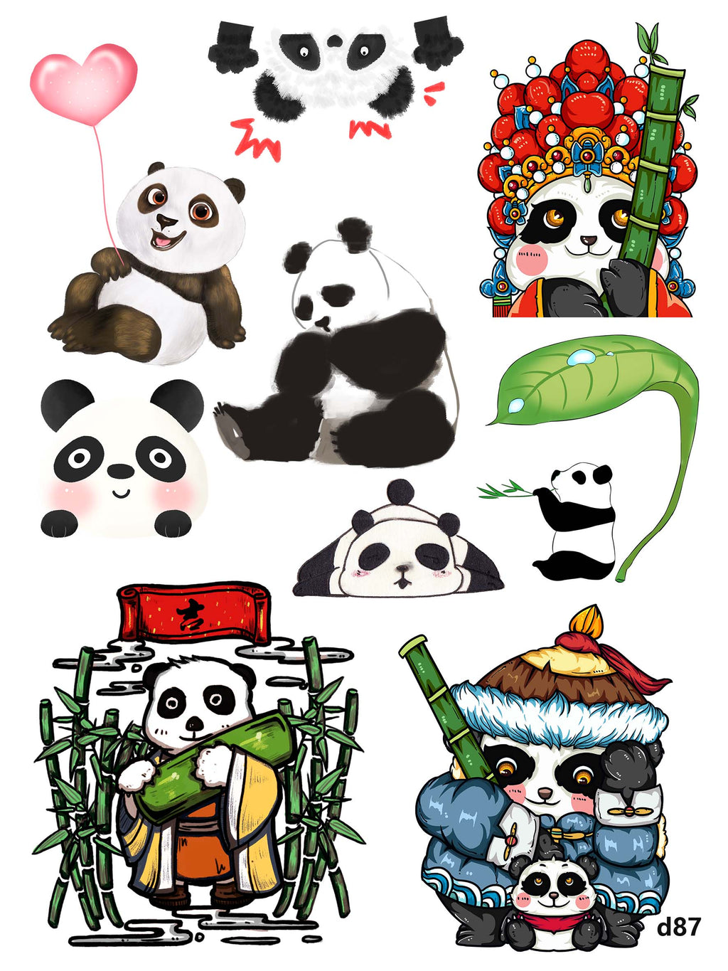3D embossed stickers (A5 size, 15cm*20cm)
