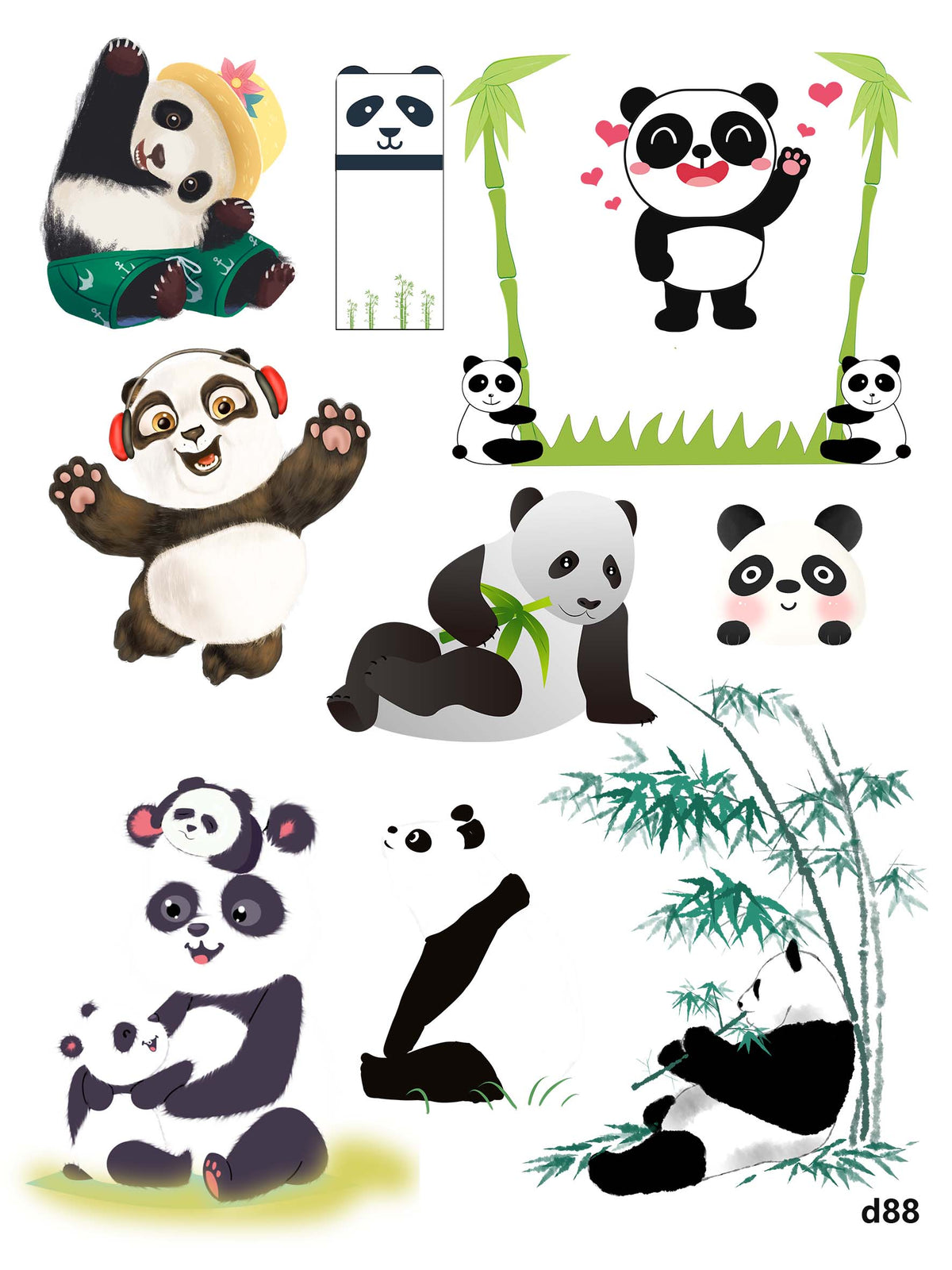 3D embossed stickers (A5 size, 15cm*20cm)