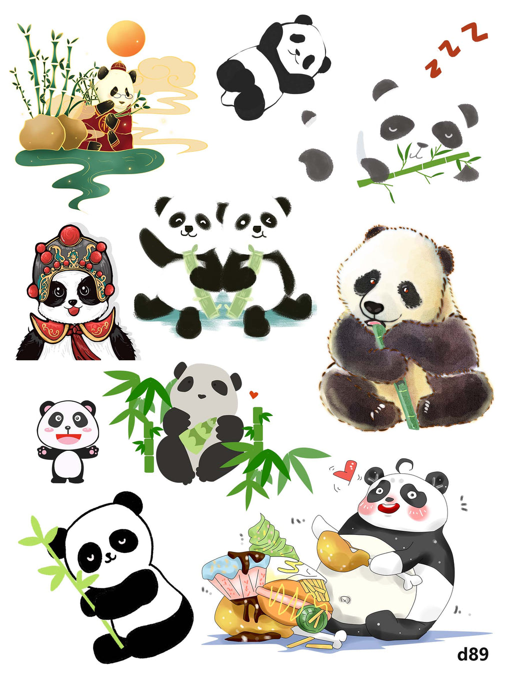 3D embossed stickers (A5 size, 15cm*20cm)