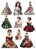 3D embossed stickers (A5 size, 15cm*20cm)
