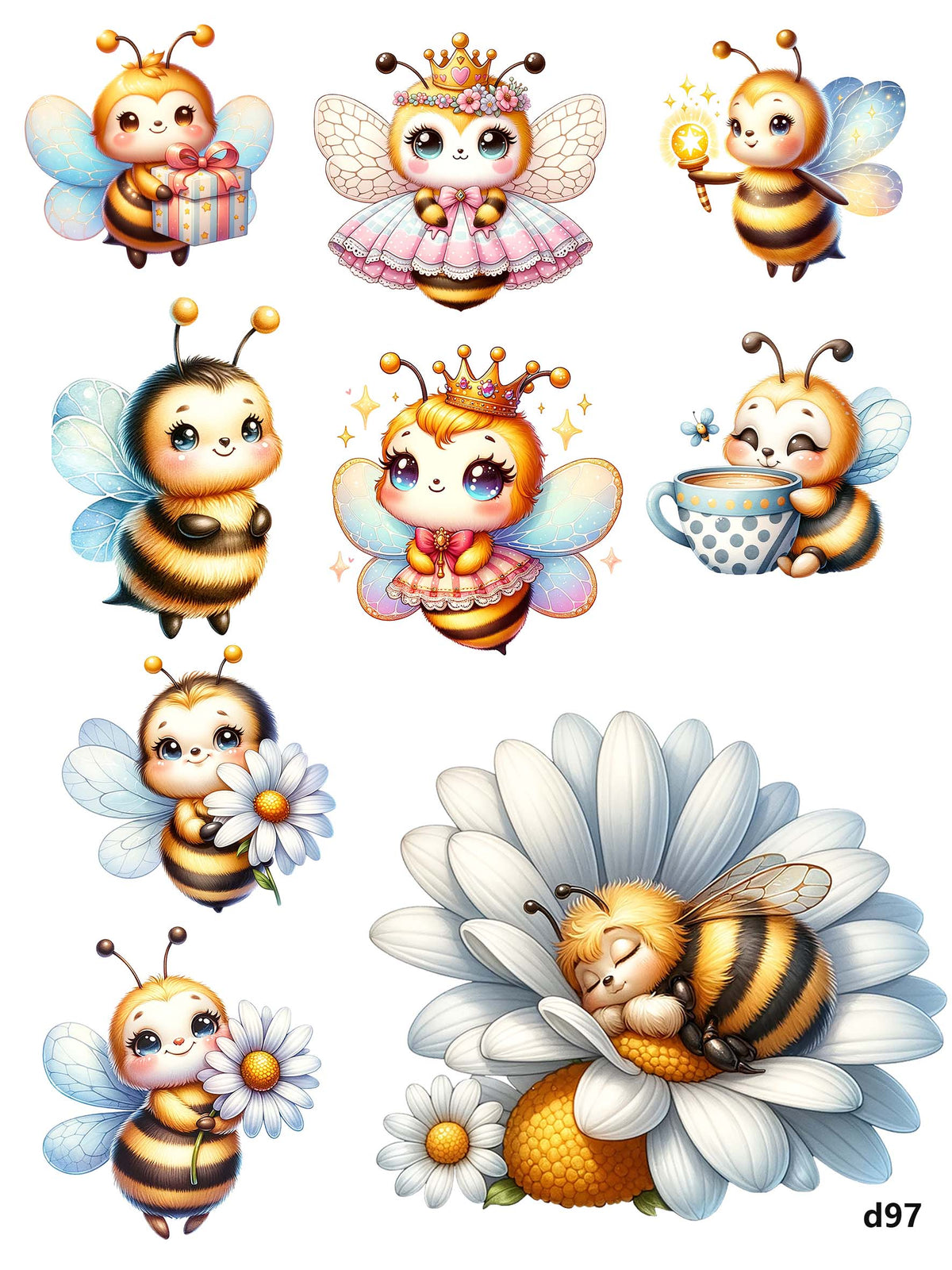 3D embossed stickers (A5 size, 15cm*20cm)